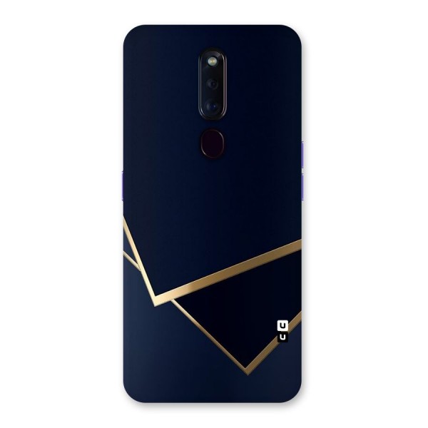 Gold Corners Back Case for Oppo F11 Pro