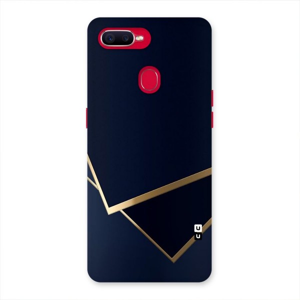 Gold Corners Back Case for Oppo F9 Pro