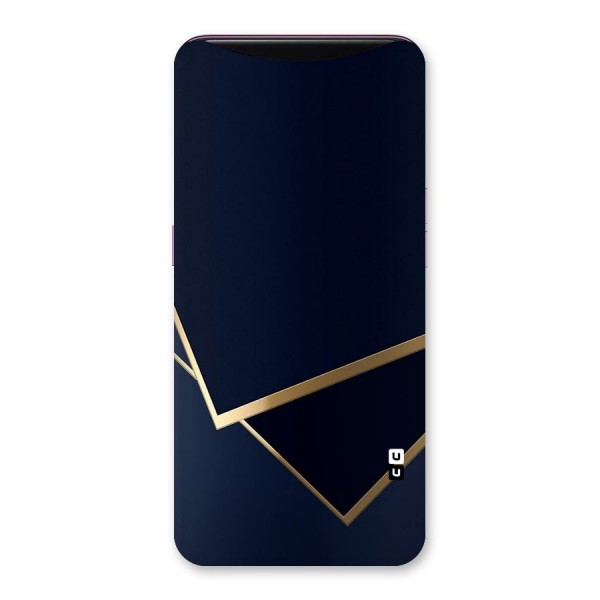 Gold Corners Back Case for Oppo Find X