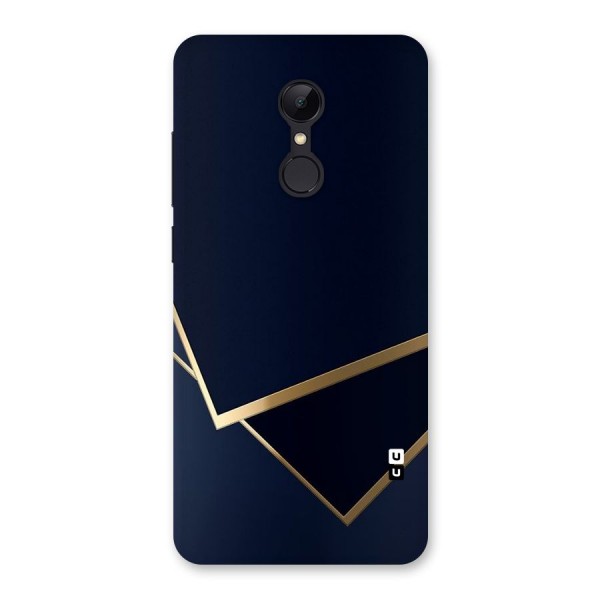 Gold Corners Back Case for Redmi 5