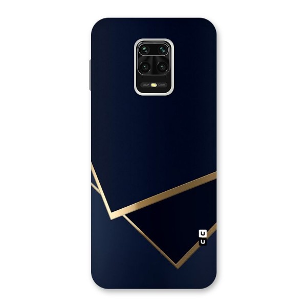 Gold Corners Back Case for Redmi Note 9 Pro Max