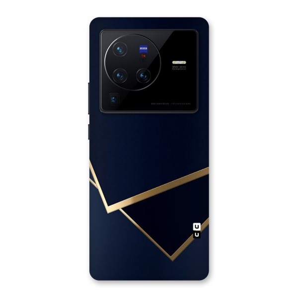 Gold Corners Back Case for Vivo X80 Pro
