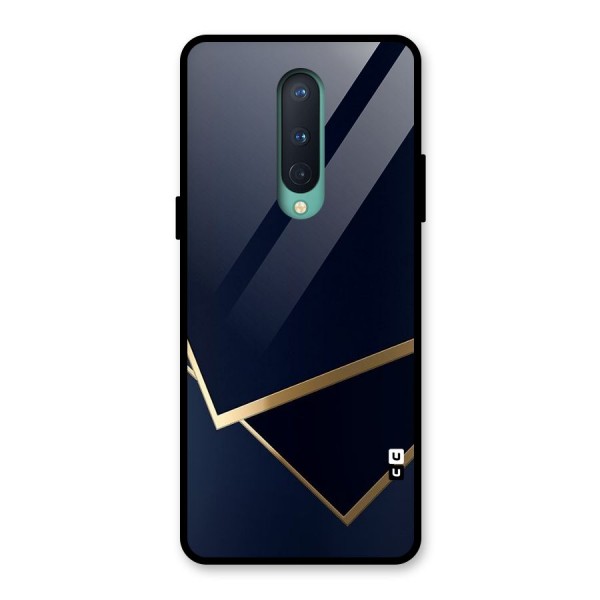Gold Corners Glass Back Case for OnePlus 8