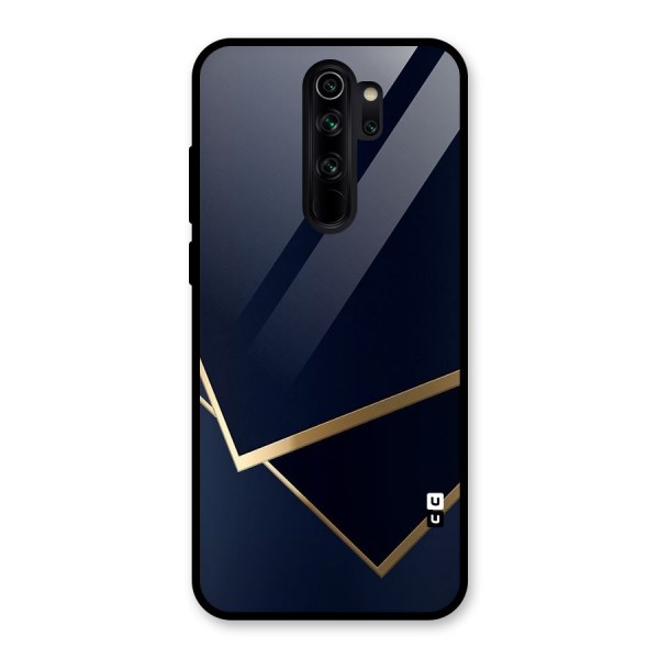 Gold Corners Glass Back Case for Redmi Note 8 Pro