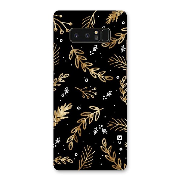 Gold Palm Leaves Back Case for Galaxy Note 8