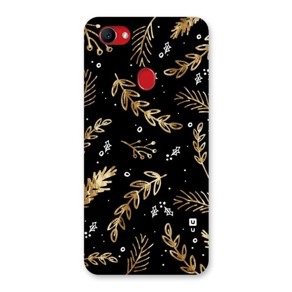 Gold Palm Leaves Back Case for Oppo F7