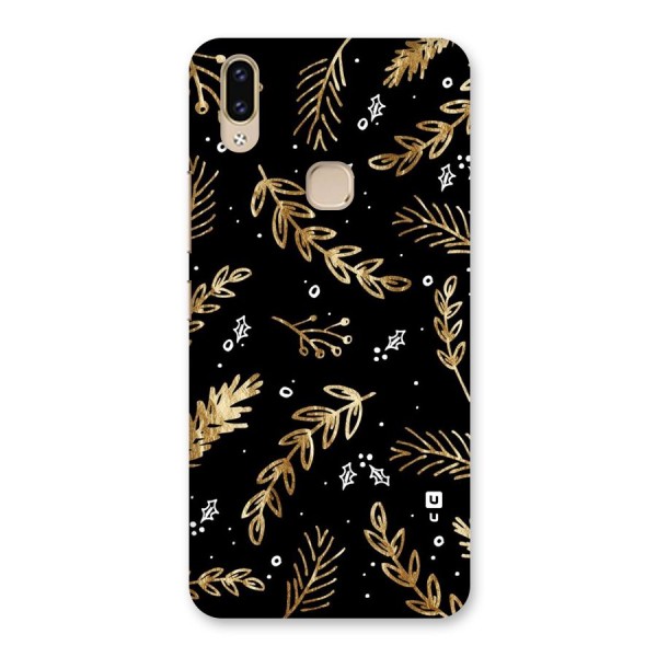 Gold Palm Leaves Back Case for Vivo V9