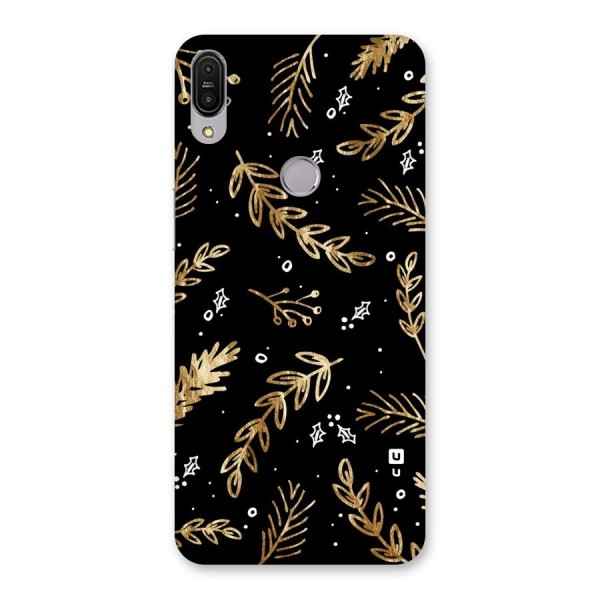 Gold Palm Leaves Back Case for Zenfone Max Pro M1