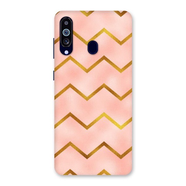 Gold Pink Pattern Back Case for Galaxy M40