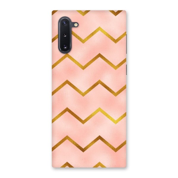 Gold Pink Pattern Back Case for Galaxy Note 10