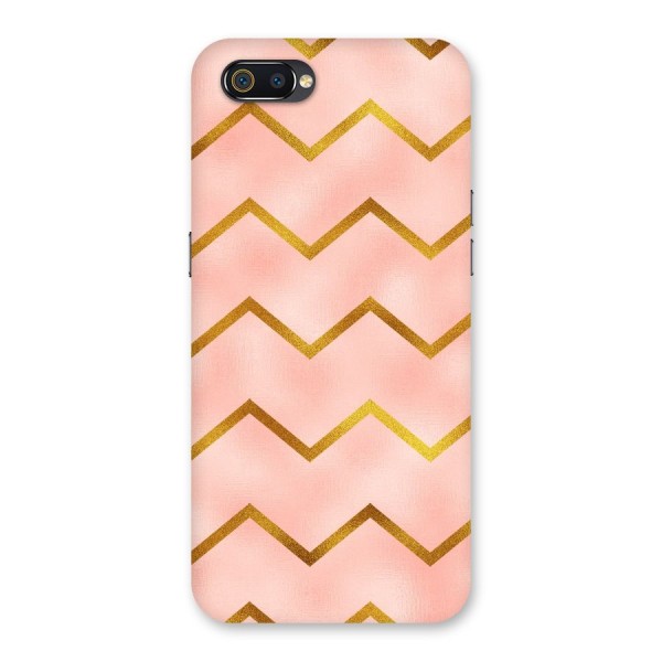 Gold Pink Pattern Back Case for Realme C2