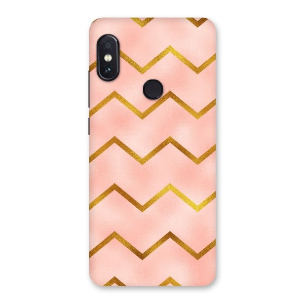 Gold Pink Pattern Back Case for Redmi Note 5 Pro