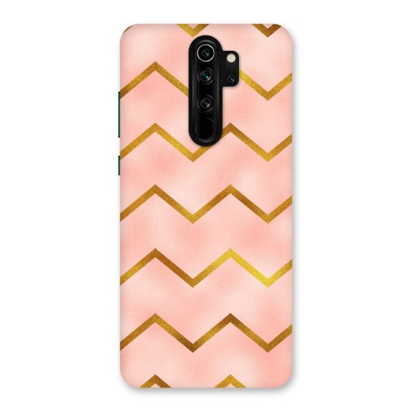 Gold Pink Pattern Back Case for Redmi Note 8 Pro
