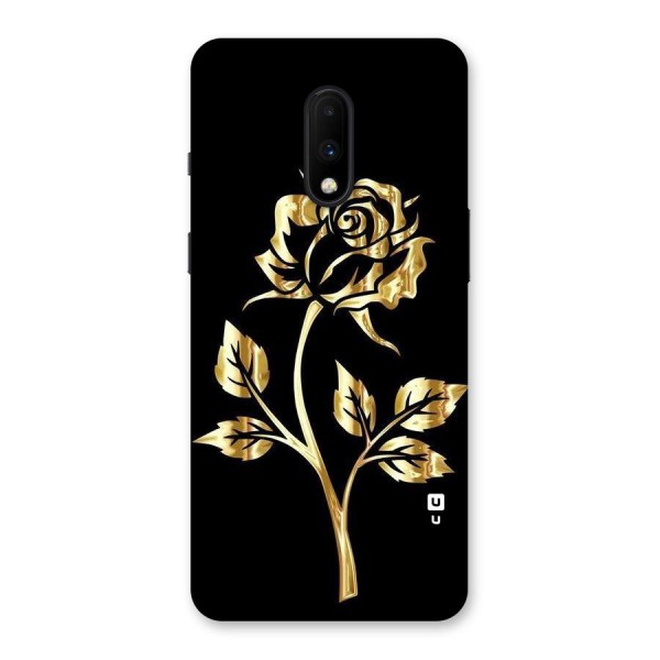 Gold Rose Back Case for OnePlus 7