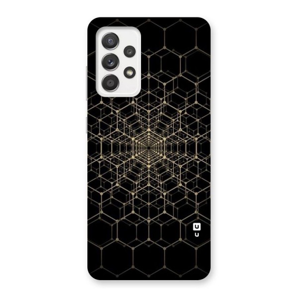 Gold Web Back Case for Galaxy A52