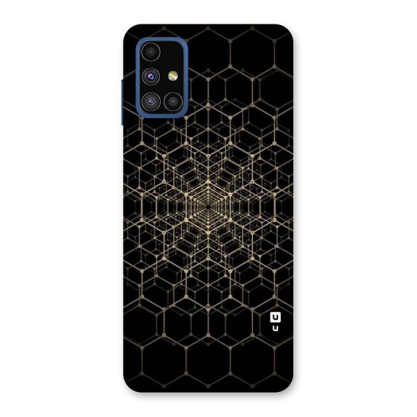 Gold Web Back Case for Galaxy M51