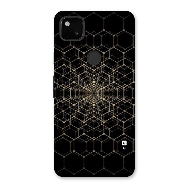 Gold Web Back Case for Google Pixel 4a