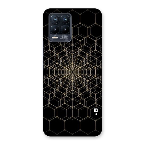 Gold Web Back Case for Realme 8 Pro