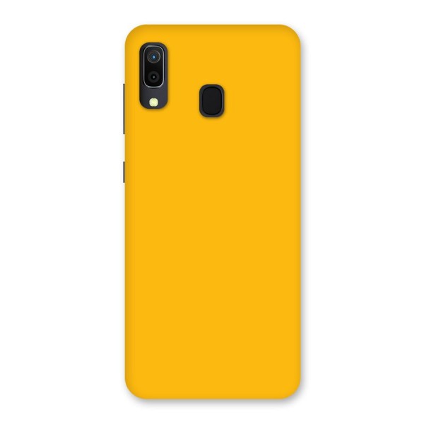 Gold Yellow Back Case for Galaxy A20
