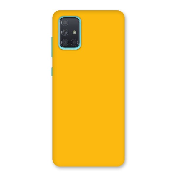 Gold Yellow Back Case for Galaxy A71