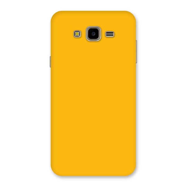 Gold Yellow Back Case for Galaxy J7 Nxt