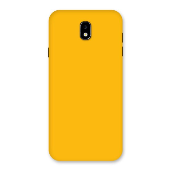 Gold Yellow Back Case for Galaxy J7 Pro