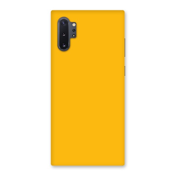 Gold Yellow Back Case for Galaxy Note 10 Plus