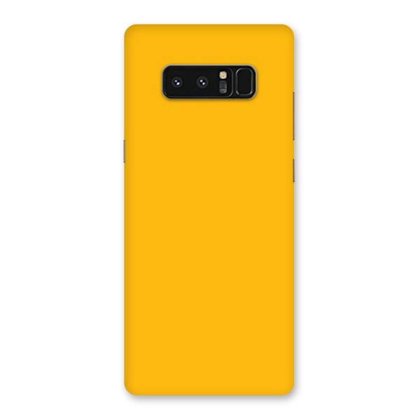 Gold Yellow Back Case for Galaxy Note 8