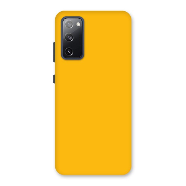 Gold Yellow Back Case for Galaxy S20 FE
