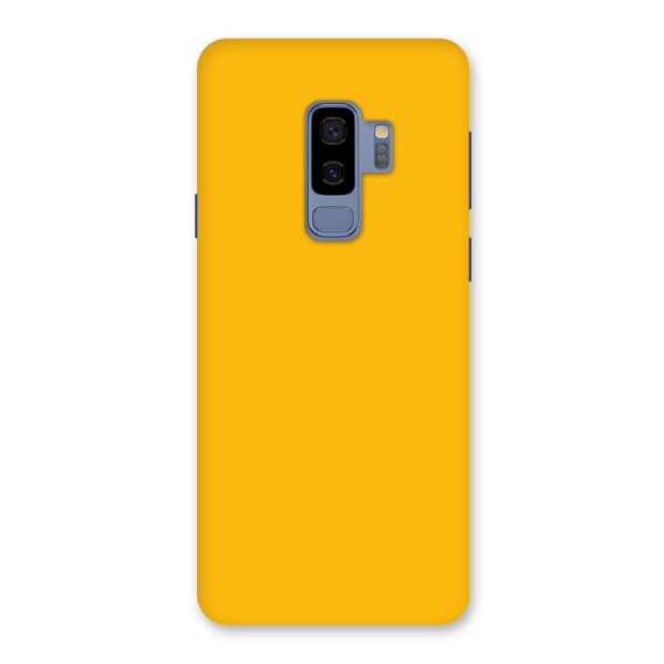 Gold Yellow Back Case for Galaxy S9 Plus