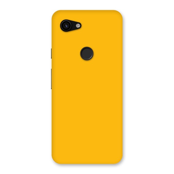 Gold Yellow Back Case for Google Pixel 3a