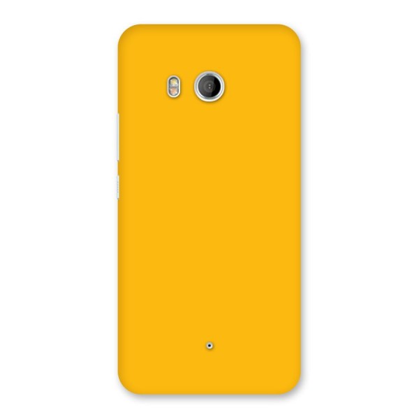 Gold Yellow Back Case for HTC U11