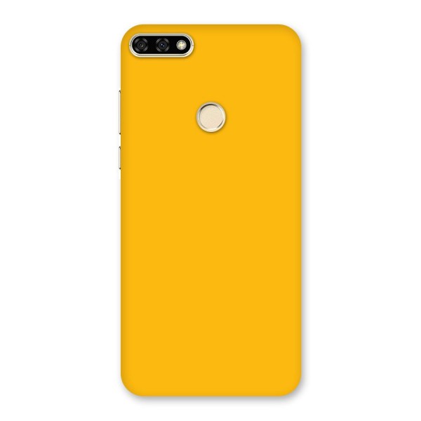 Gold Yellow Back Case for Honor 7A