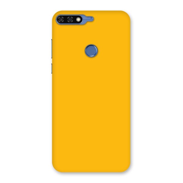 Gold Yellow Back Case for Honor 7C