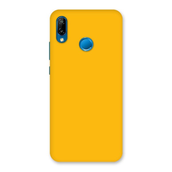 Gold Yellow Back Case for Huawei P20 Lite
