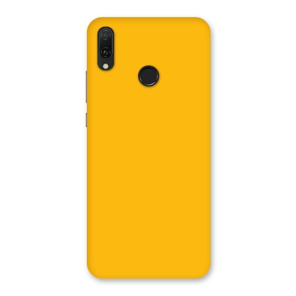 Gold Yellow Back Case for Huawei Y9 (2019)