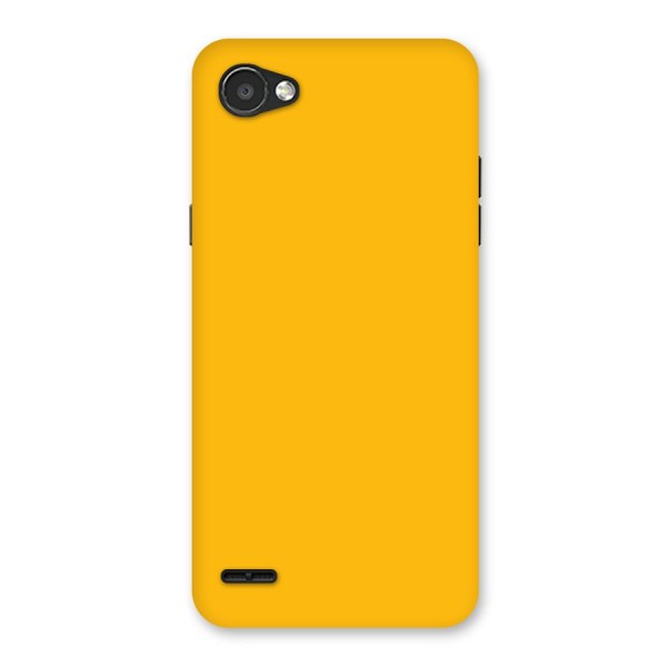 Gold Yellow Back Case for LG Q6