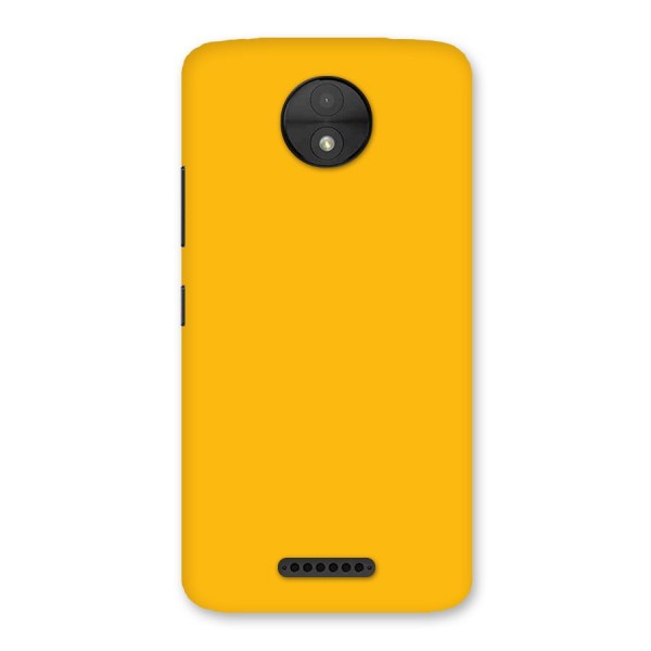 Gold Yellow Back Case for Moto C
