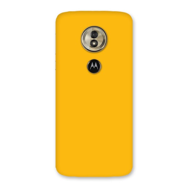 Gold Yellow Back Case for Moto G6 Play