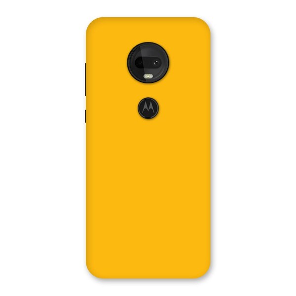 Gold Yellow Back Case for Moto G7