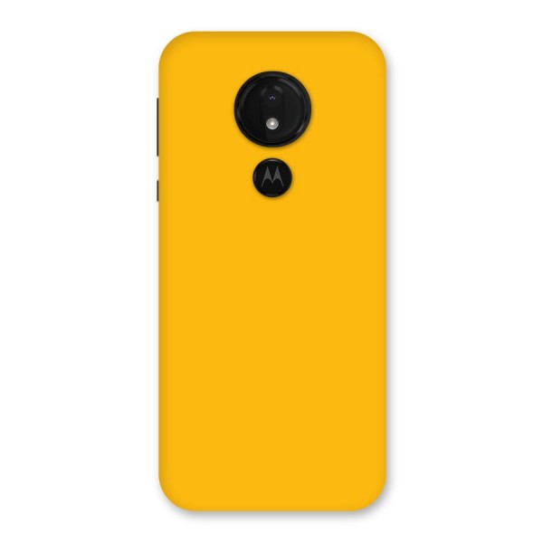 Gold Yellow Back Case for Moto G7 Power