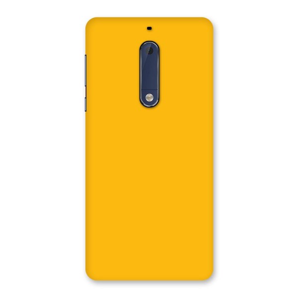 Gold Yellow Back Case for Nokia 5