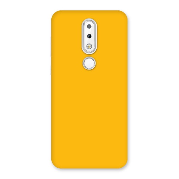 Gold Yellow Back Case for Nokia 6.1 Plus