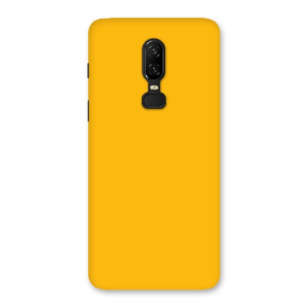 Gold Yellow Back Case for OnePlus 6