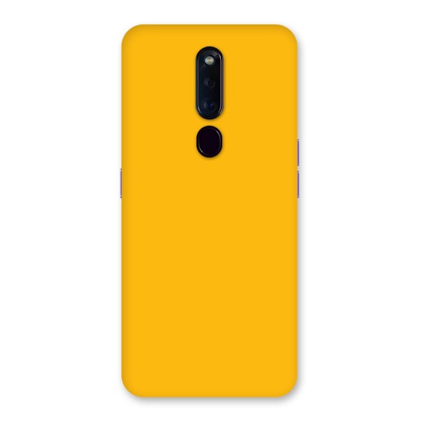 Gold Yellow Back Case for Oppo F11 Pro