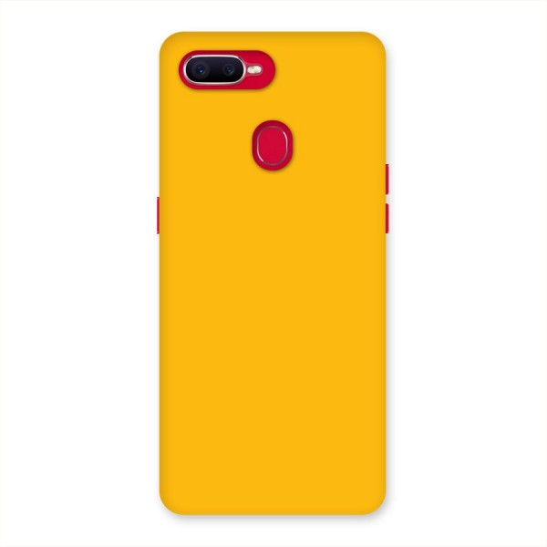 Gold Yellow Back Case for Oppo F9 Pro