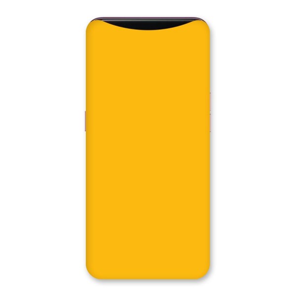Gold Yellow Back Case for Oppo Find X