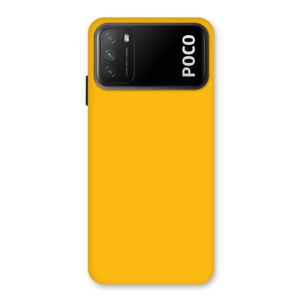 Gold Yellow Back Case for Poco M3