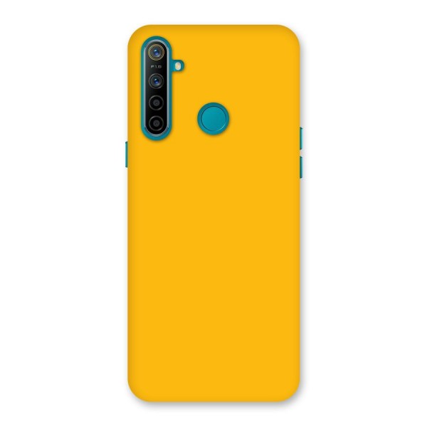 Gold Yellow Back Case for Realme 5i