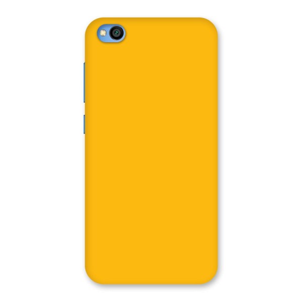 Gold Yellow Back Case for Redmi Go